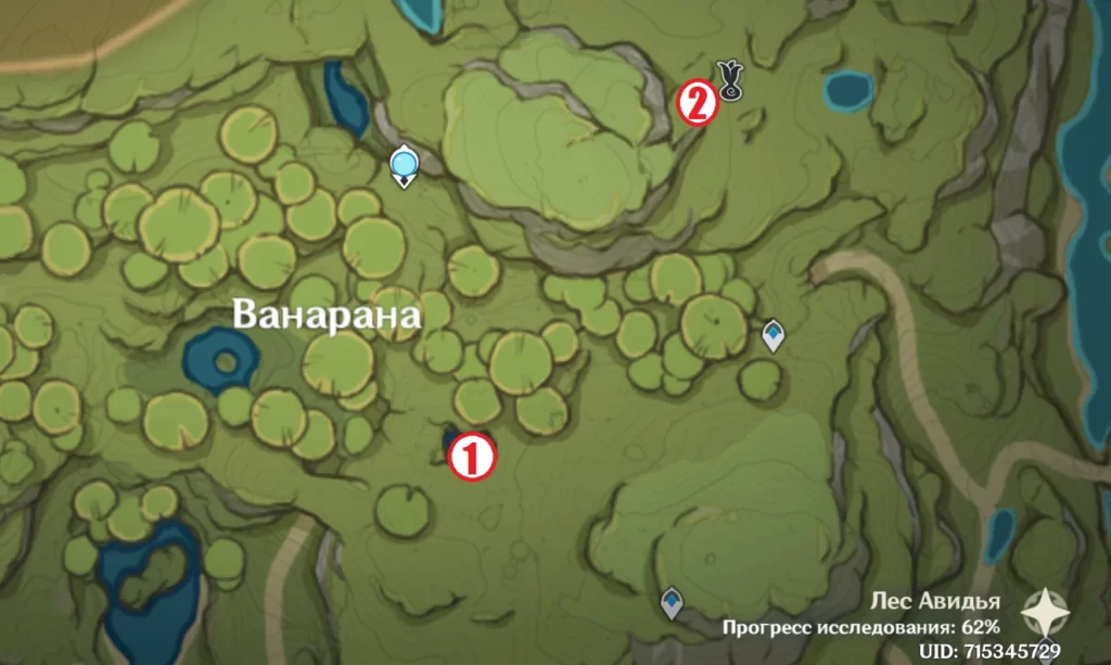Ванарана карта